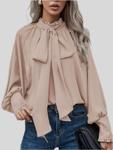 CAMISA CON CON LAZADA Y PUÑOS 10 CLRS