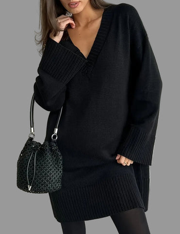 VESTIDO JERSEY DE PUNTO OVERSIZED 5 CLRS