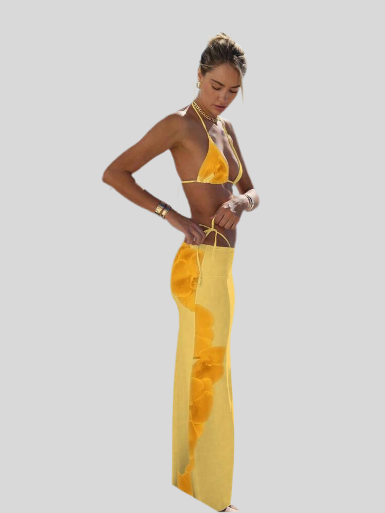 CONJUNTO DE BIKINI Y FALDA LYCRA 5 CLRS