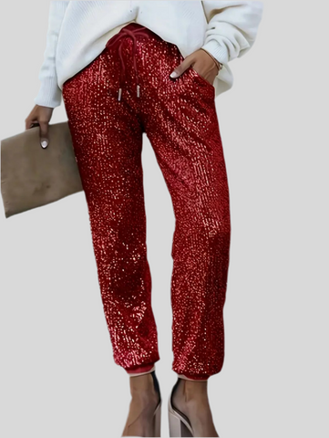 PANTALÓN LENTEJUELAS TOBILLO 6 CLRS
