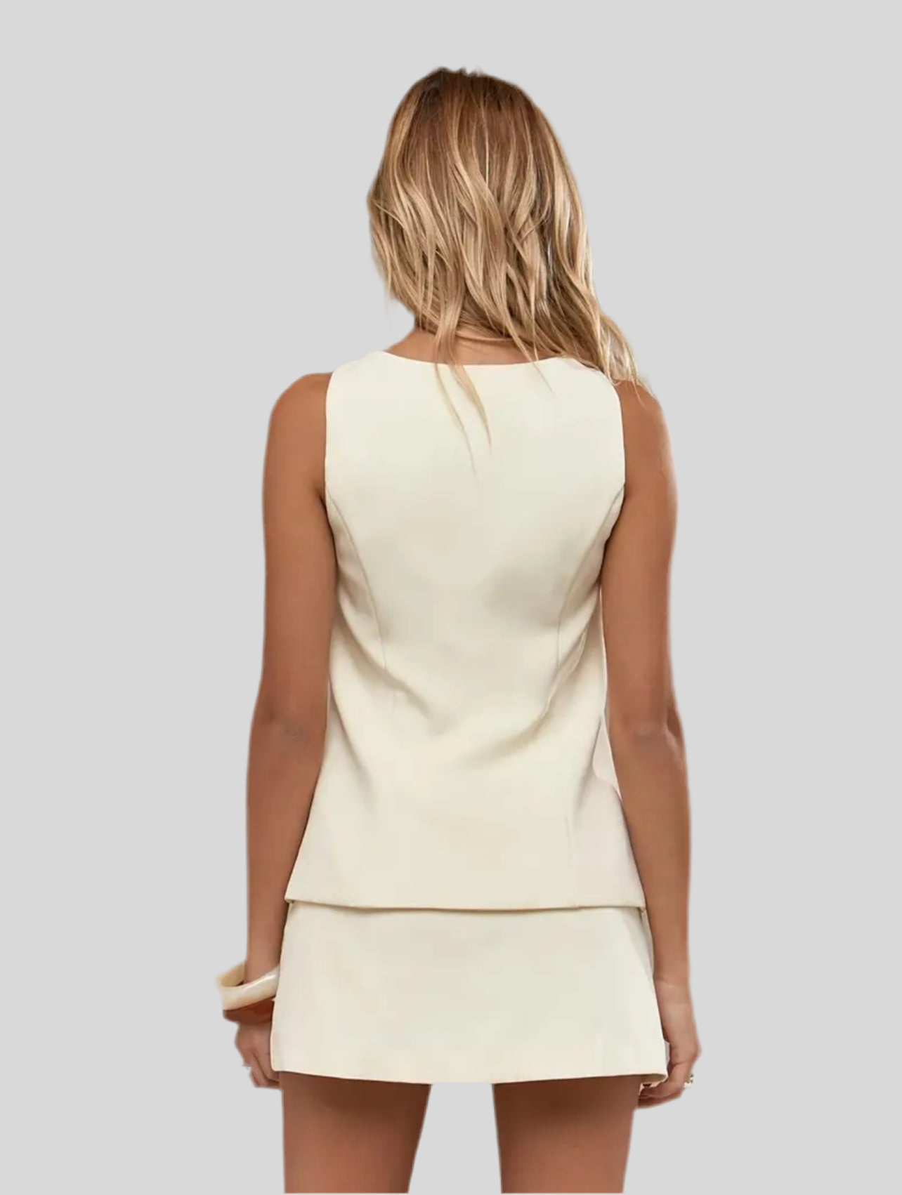 EXECUTIVE MINISKIRT AND VEST SET