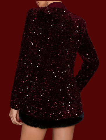 CHAQUETA OVERSIZE LENTEJUELAS 4 CLRS