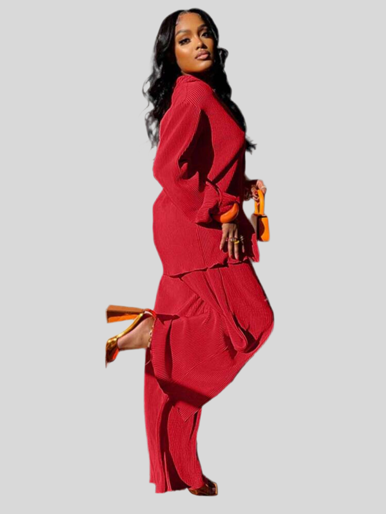 OVERSIZE PLEATED SET 16 CLRS