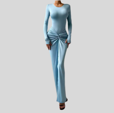 M/L BODY SET WITH DRAPED SKIRT