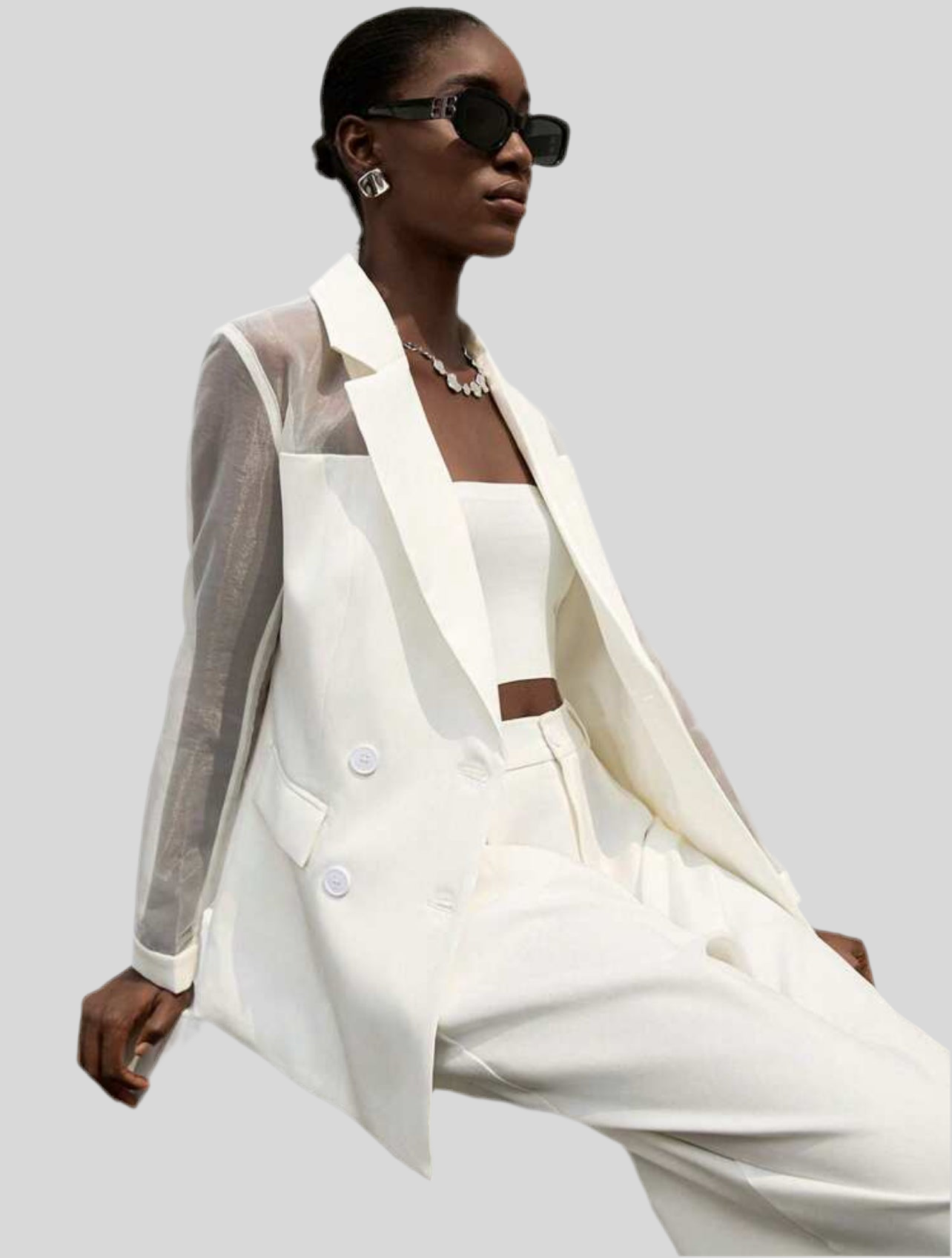 CHAQUETA CON TRANSPARENCIA 3 CLRS