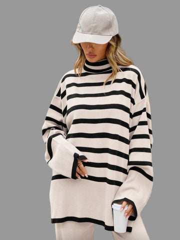 CONJUNTO DE PUNTO JERSEY RAYAS 12 CLRS