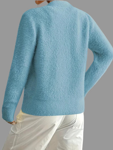 CHAQUETA DE PUNTO BOTON CORAZON 8 CLRS