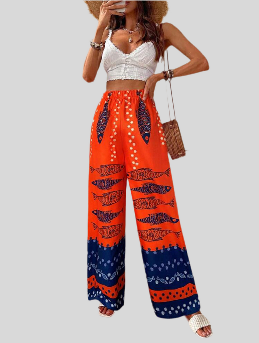 PANTALÓN DE VERANO ESTAMPADO 7 CLRS