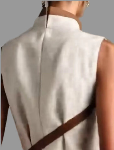 VESTIDO BORDE CONTRASTE SABRINA 5 CLRS