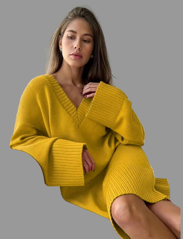 VESTIDO JERSEY DE PUNTO OVERSIZED 5 CLRS