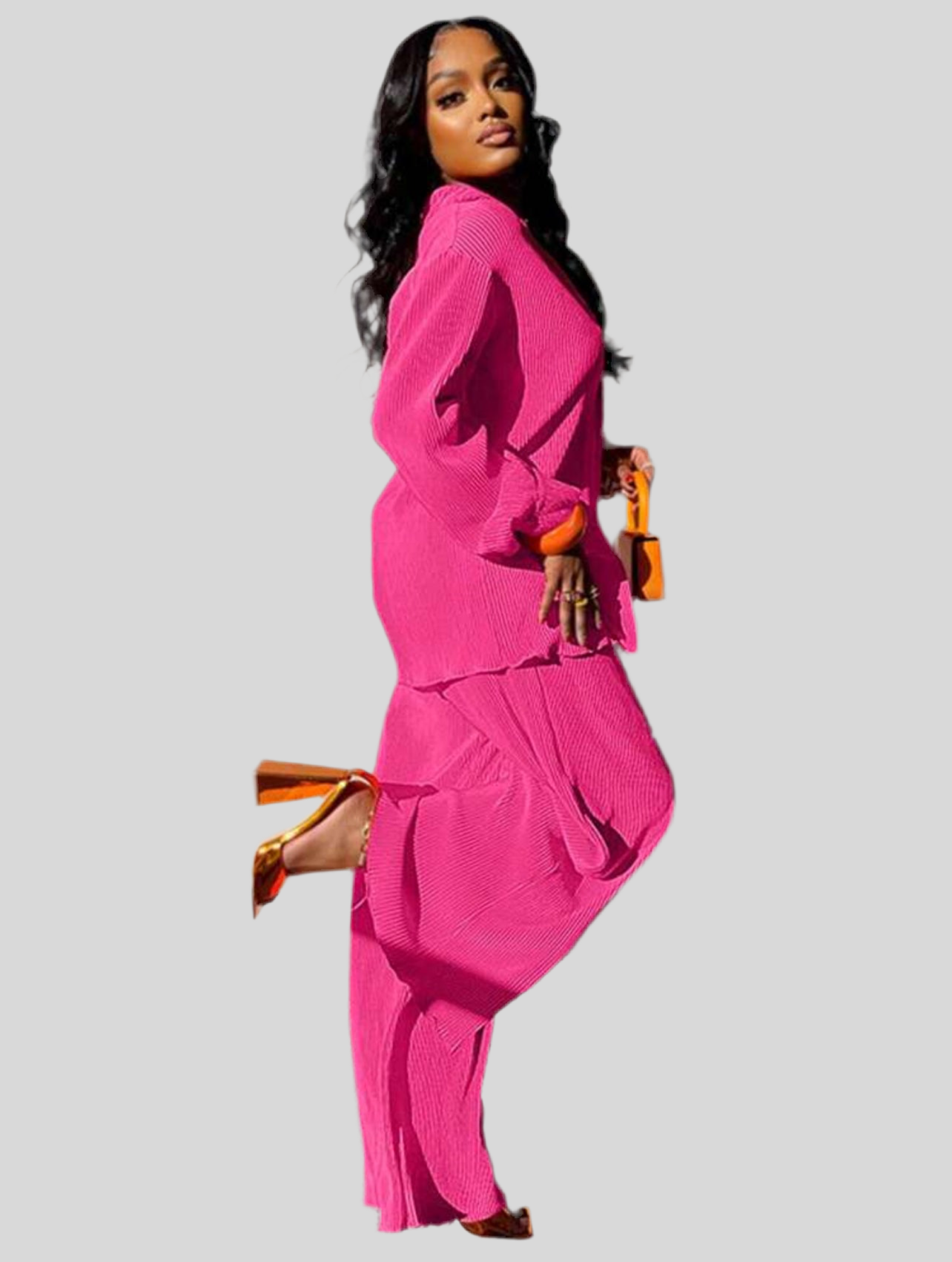 OVERSIZE PLEATED SET 16 CLRS