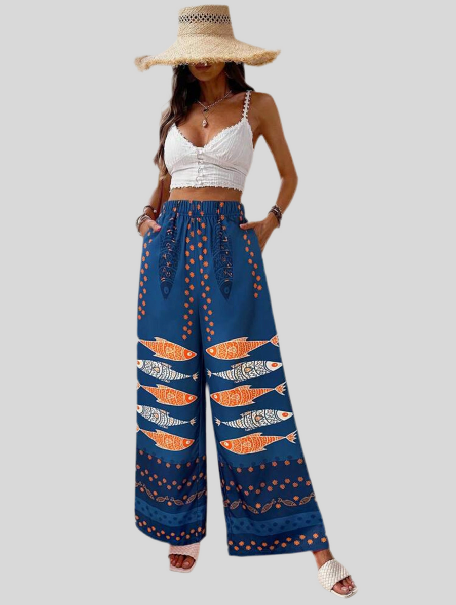 PANTALÓN DE VERANO ESTAMPADO 7 CLRS