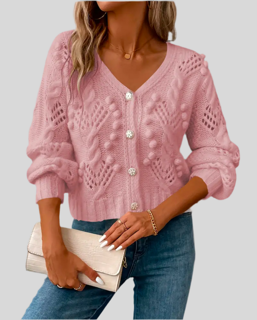 5 COLOR COTTON KNITTED JACKET