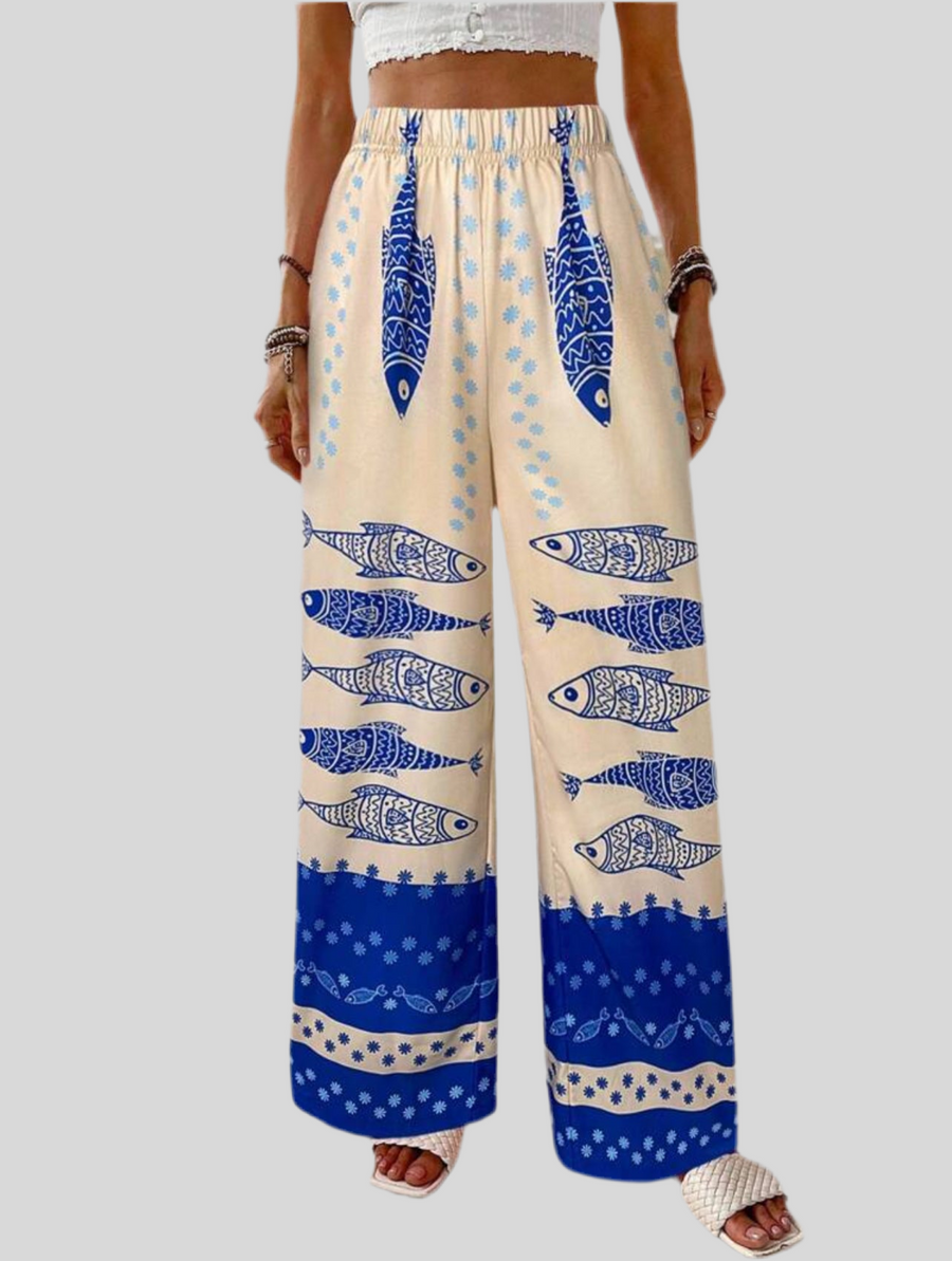 PANTALÓN DE VERANO ESTAMPADO 7 CLRS