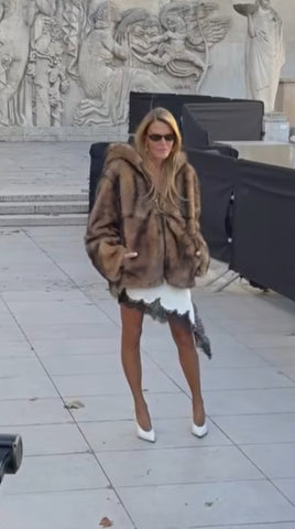 CAZADORA ECO PIEL FAUX FUR ZORRO