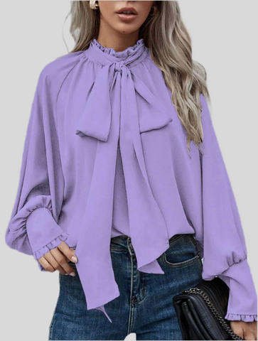 CAMISA CON CON LAZADA Y PUÑOS 10 CLRS