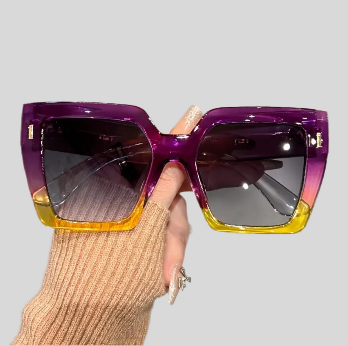 GAFAS DE METACRILATO BICOLOR  5 CLRS