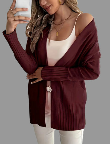 CHAQUETA DE PUNTO OVERSIZED MUY AMPLIA 20CLRS