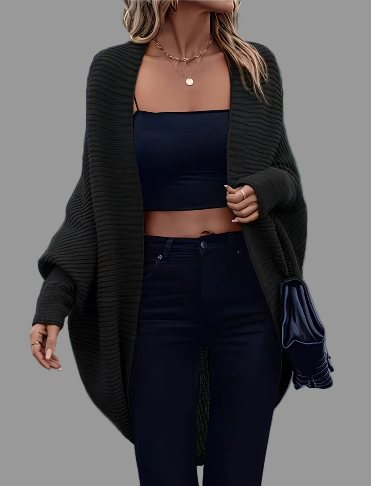 CÁRDIGAN PUNTO MURCIÉLAGO 9 CLRS