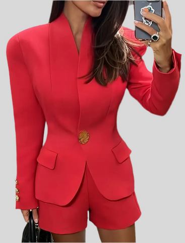 CHAQUETA ENTALLADA SIN SOLAPA 5 CLRS