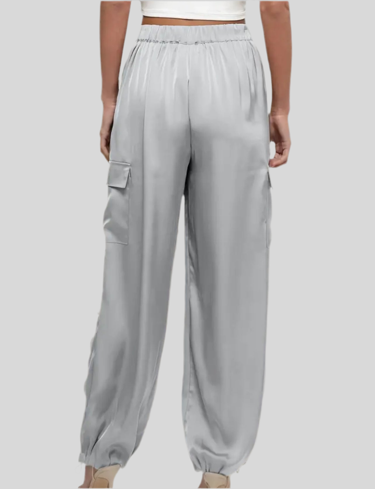 PANTALÓN CARGO SATÉN 7 CLRS
