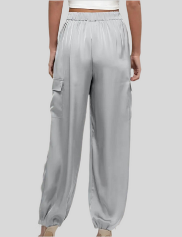 PANTALÓN CARGO SATÉN 7 CLRS