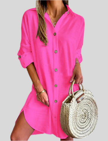 BLUSÓN CAMISERO LARGO 7 CLRS