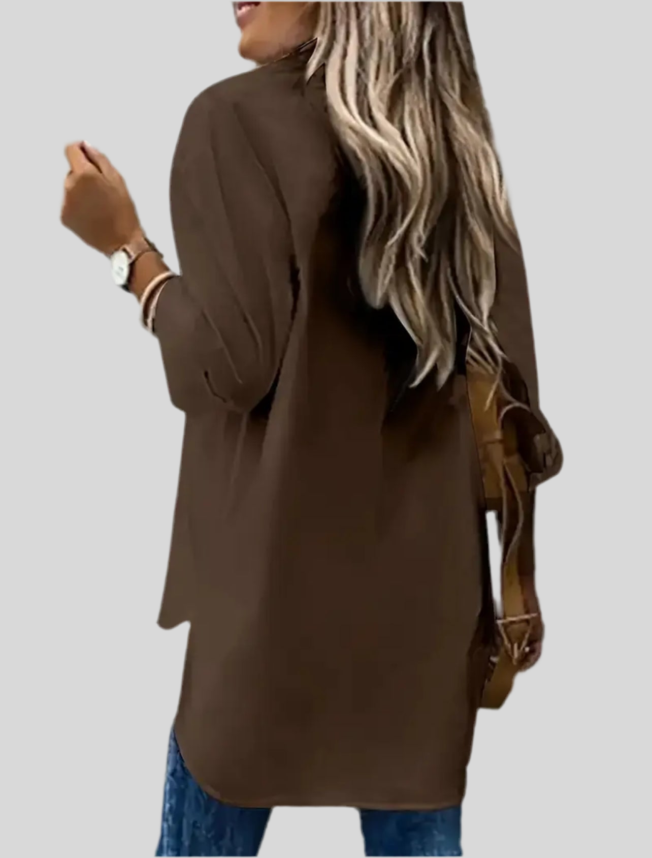 CAMISA OVERSIZE CON BOLSILLOS 6 CLRS