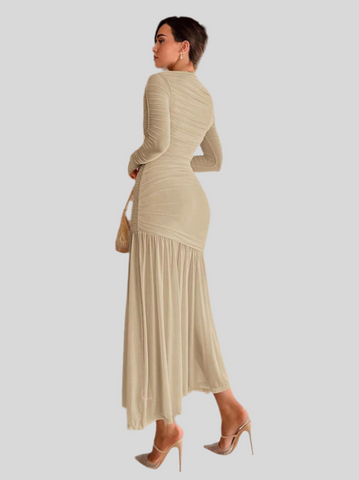 VESTIDO DE TUL DRAPEDO 19 CLRS