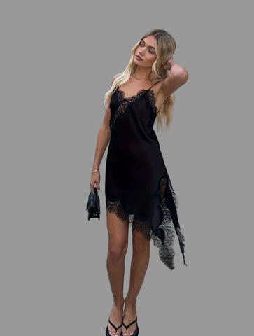 TOP LENCERO LARGO ASIMÉTRICO 2 CLRS