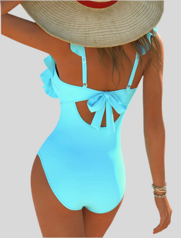 TRAJE DE BAÑO CON VOLANTES 3 CLRS