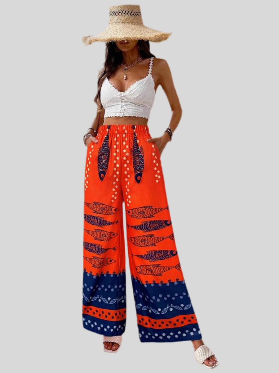 PANTALÓN DE VERANO ESTAMPADO 7 CLRS