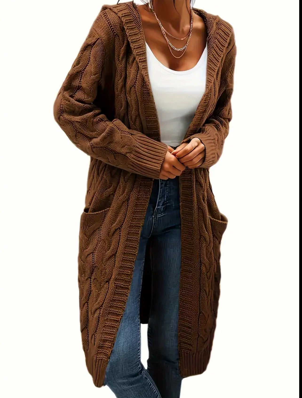 CARDIGAN DE OCHOS CAPUCHA 16 COLORES