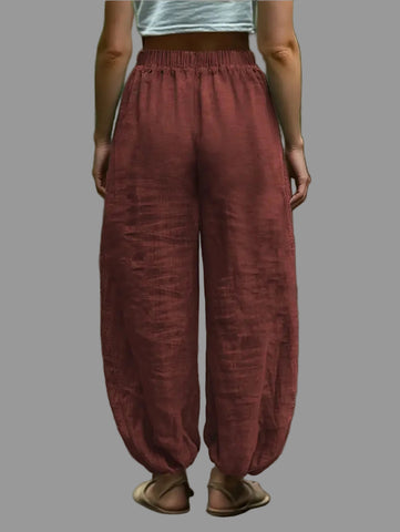 PANTALON HAREM CINTURA GOMA 6 CLRS