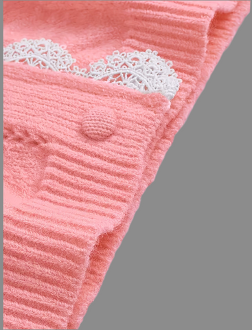 CHAQUETAS DE PUNTO CON BORDE PUNTILLA 5 CLRS