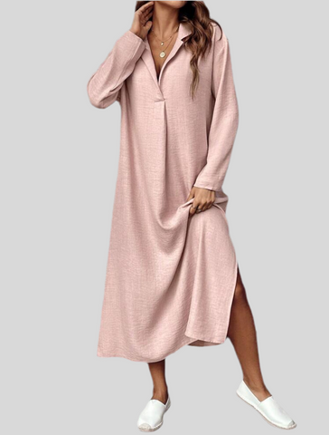 VESTIDO TÚNICA CON ESCOTE 5 CLRS