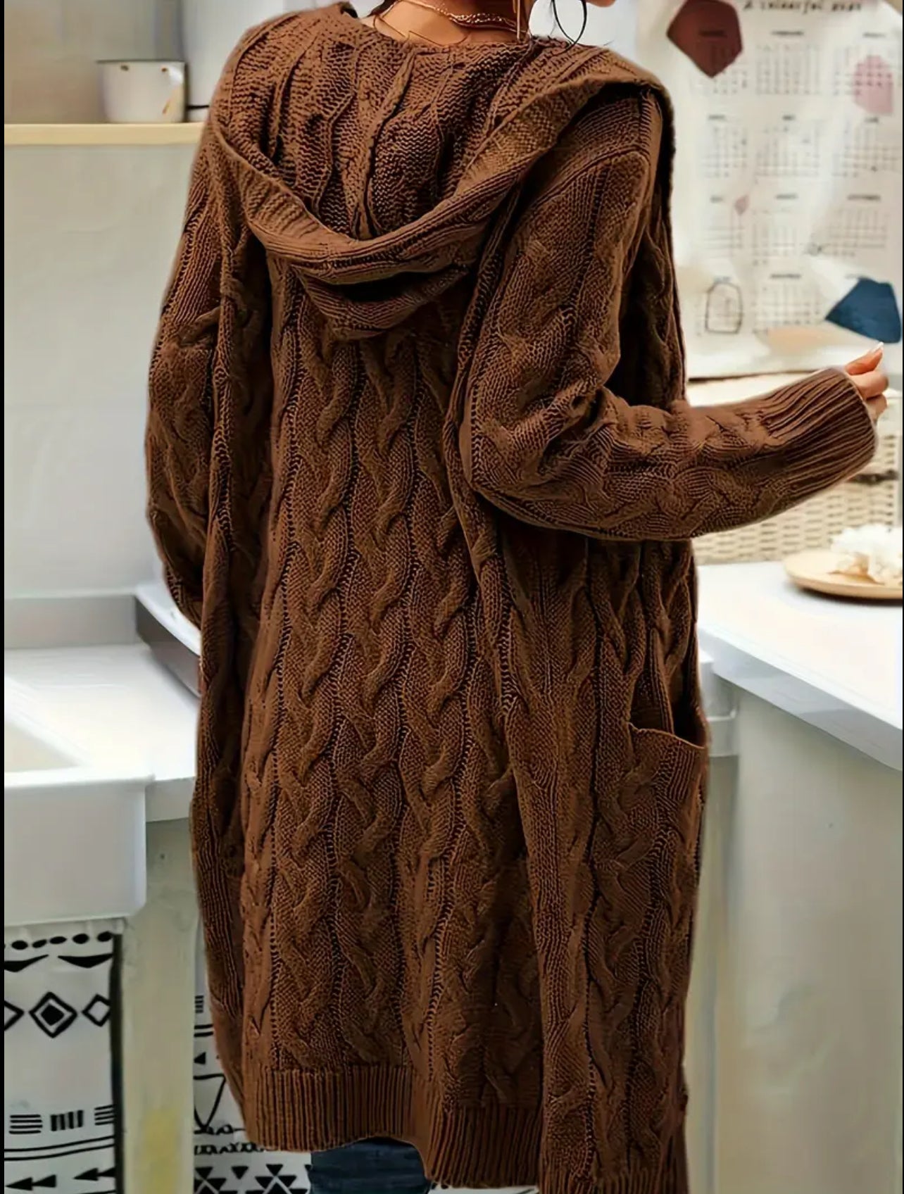 CARDIGAN DE OCHOS CAPUCHA 16 COLORES