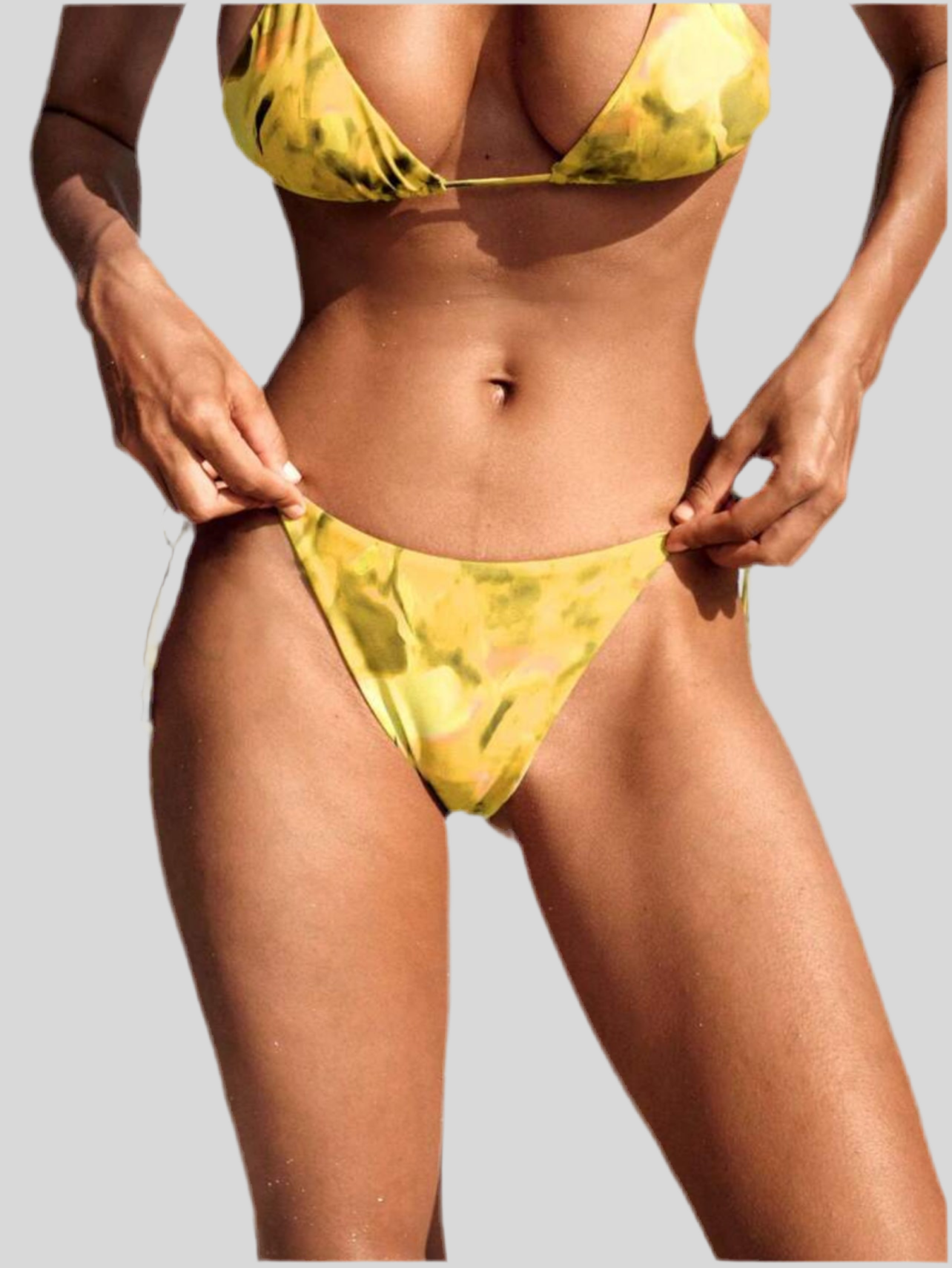 BIKINI DE TRIANGULO ESTAMPADO