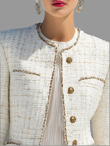 CHAQUETA CORTA ESTILO CHANEL 2 CLRS