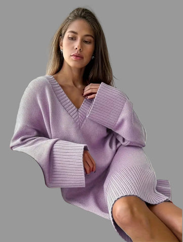 VESTIDO JERSEY DE PUNTO OVERSIZED 5 CLRS