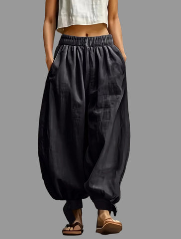 PANTALON HAREM CINTURA ELÁSTICA 4 CLRS