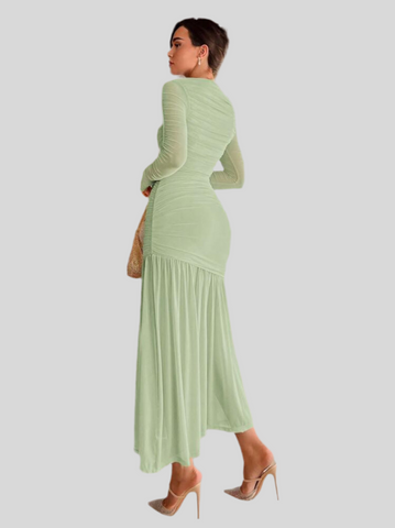 VESTIDO DE TUL DRAPEDO 19 CLRS