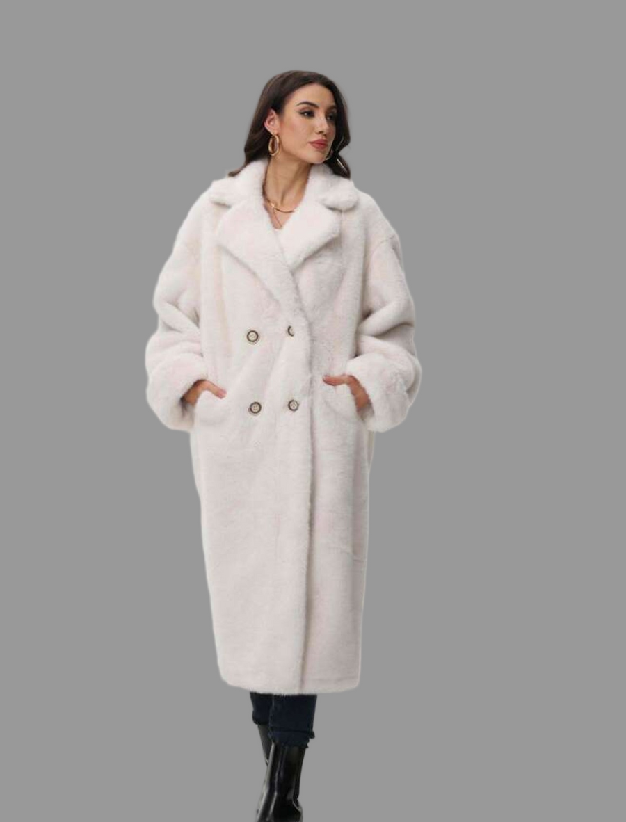 ABRIGO PIEL ECO TACTO VI SON DESPINZADO