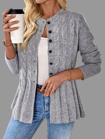 CHAQUETA DE PUNTO ENTALLADA 7 CLRS