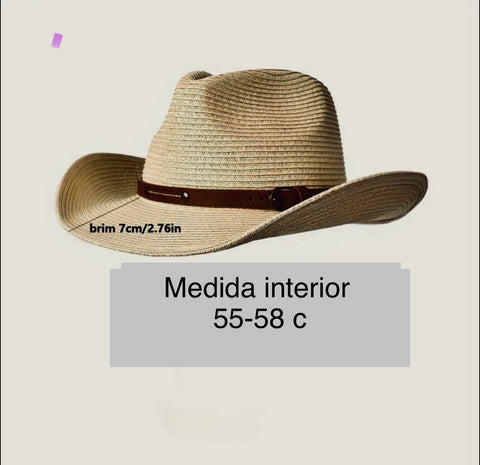 SOMBRERO COWBOY DE VERANO 2 CLRS
