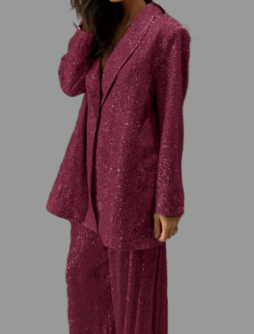 CONJUNTO DE PANTALÓN OVRSIZED LENTEJUELAS 5 CLRS