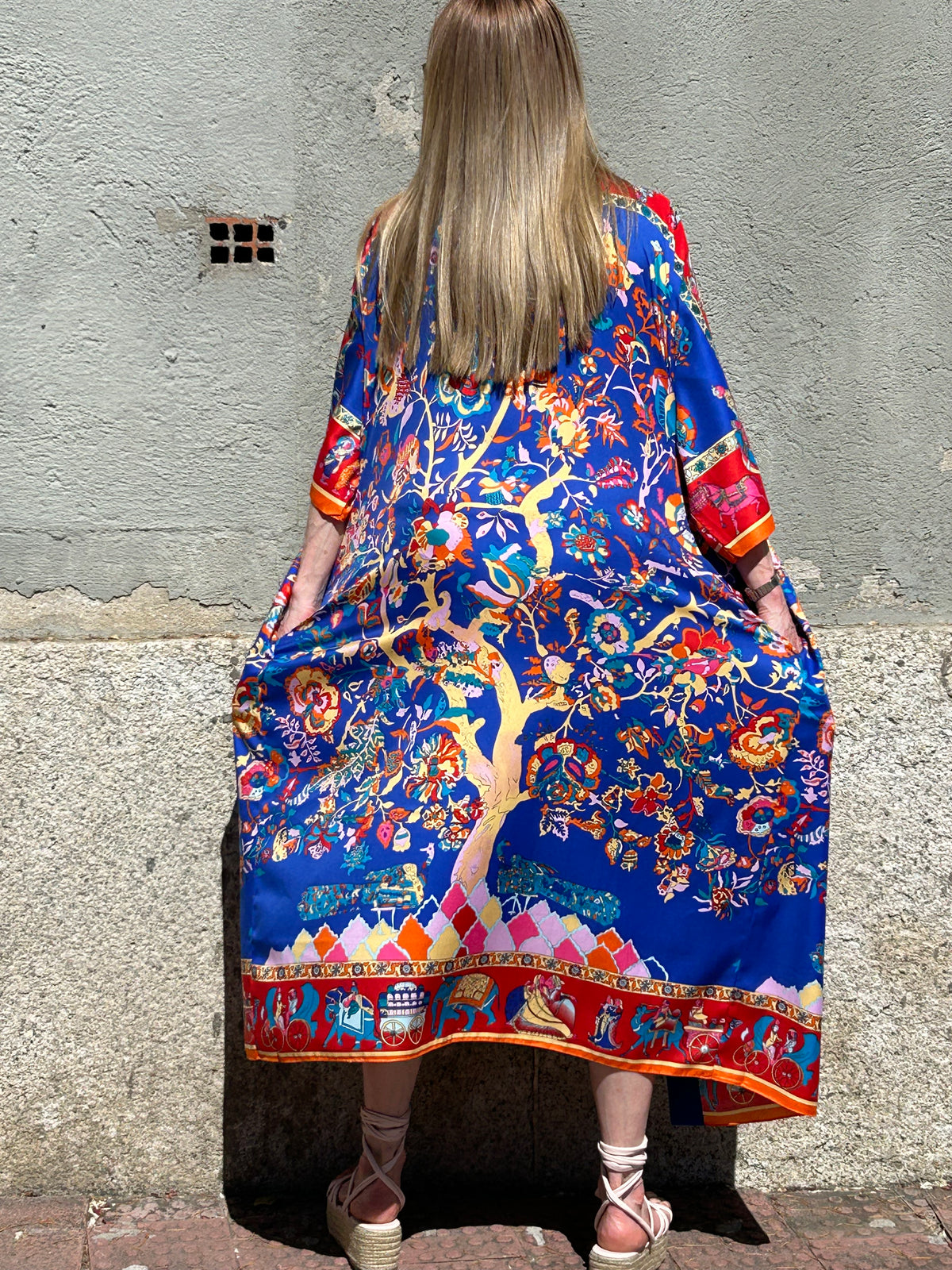 Kimono NEW YORK MARSHALA BLUE LIMITED EDITION