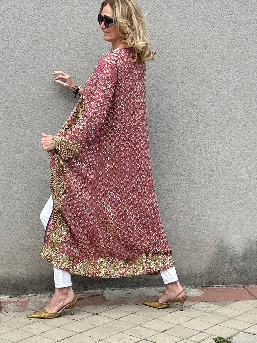 LIMITED EDITION silk and sequin jewel kurta