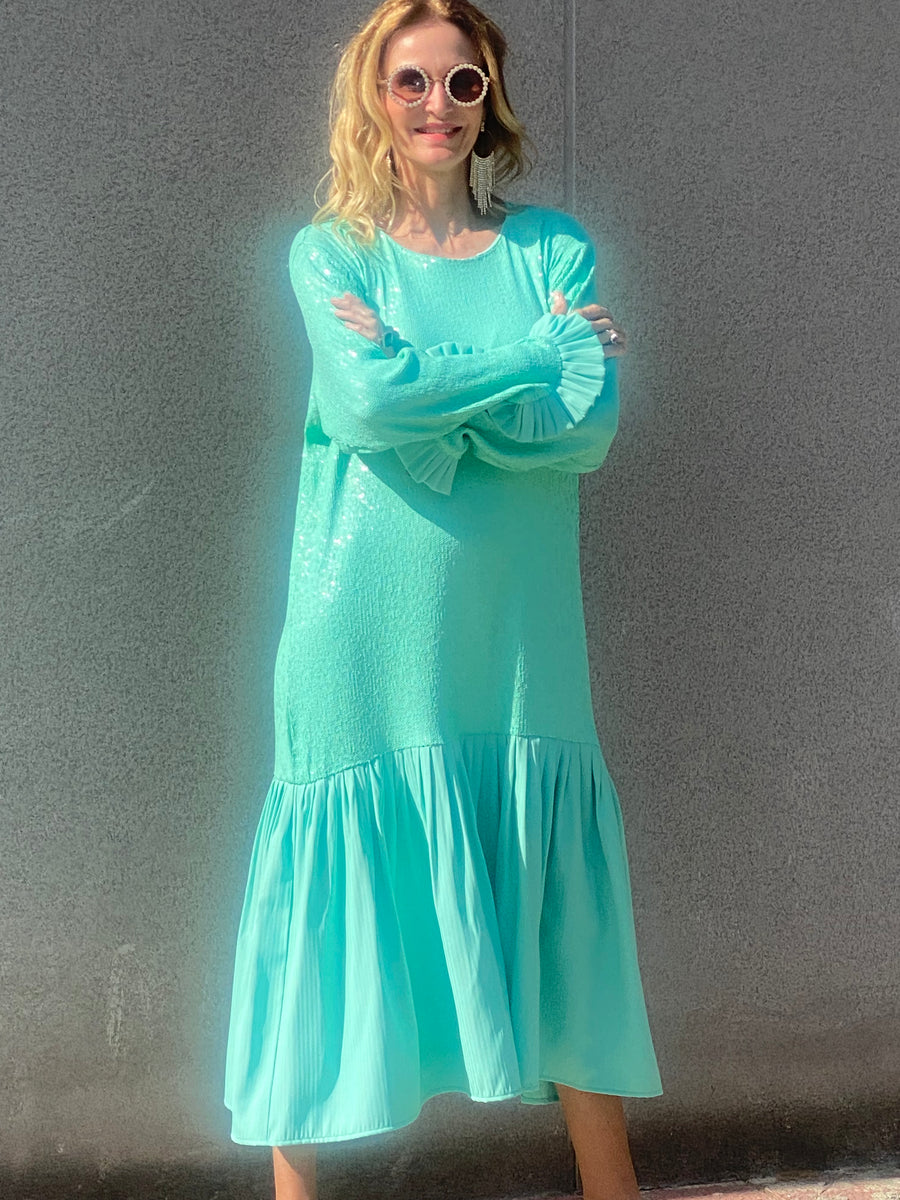 Vestido LULÚ de lentejuelas mini elásticas EDICIÓN LIMITADA EXCLUSIVO THANNAC