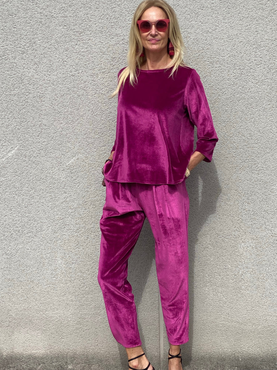 Conjunto COZY EXCLUSIVO  Oversize de pantalon terciopelo